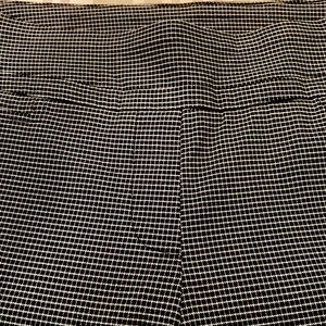 Hilary Radley Stretch Pants - Black/White size 12